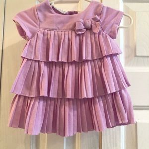 Purple ruffle dress